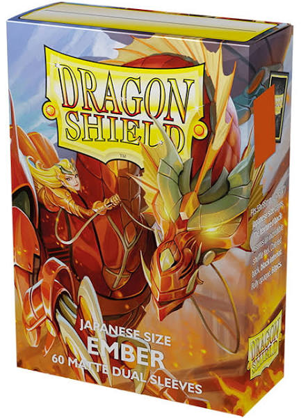 Dragon Shield: Small Sleeves - Matte Dual Ember (60ct.)