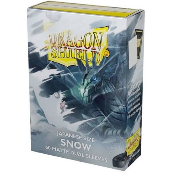 Dragon Shield: Small Sleeves - Matte Dual Snow (60ct.)