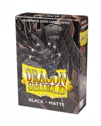 Dragon Shield: Small Sleeves - Matte Black (60ct.)