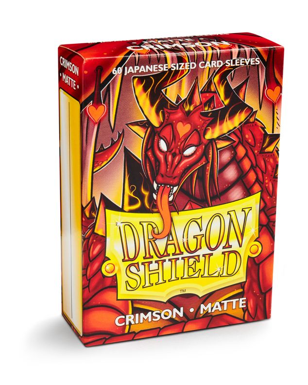 Dragon Shield: Small Sleeves - Matte Crimson (60ct.)