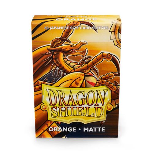 Dragon Shield: Small Sleeves - Matte Orange (60ct.)