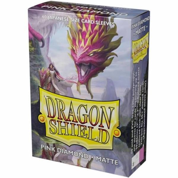 Dragon Shield: Small Sleeves - Matte Pink Diamond (60ct.)