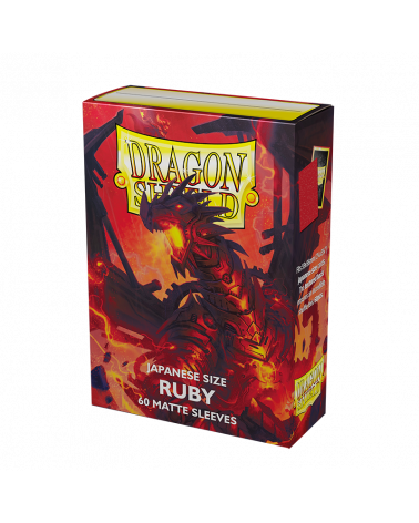 Dragon Shield: Small Sleeves - Matte Ruby (60ct.)