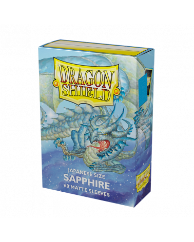 Dragon Shield: Small Sleeves - Matte Sapphire (60ct.)