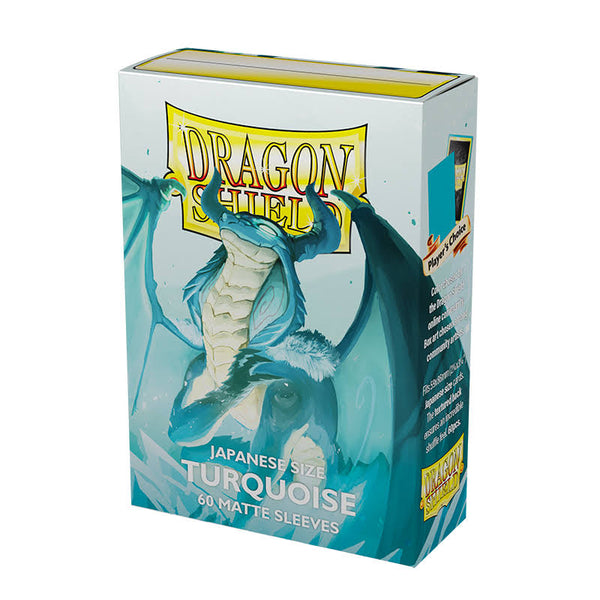 Dragon Shield: Small Sleeves - Matte Turquoise (60ct.)