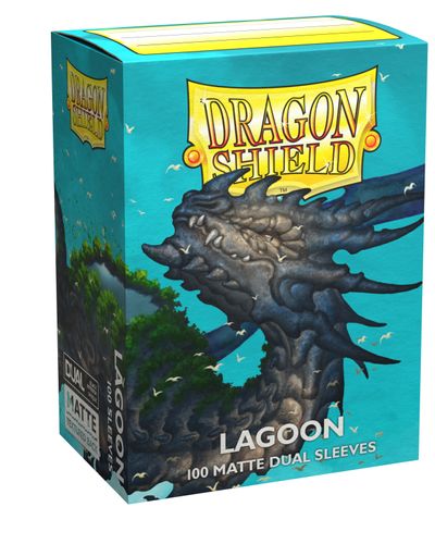 Dragon Shield: Standard Sleeves - Matte Dual Lagoon (100ct.)