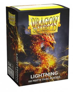 Dragon Shield: Standard Sleeves - Matte Dual Lightning (100ct.)