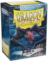 Dragon Shield: Standard Sleeves - Matte Black (100ct.)