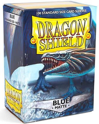 Dragon Shield: Standard Sleeves - Matte Blue (100ct.)