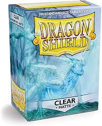 Dragon Shield: Standard Sleeves - Matte Clear (100ct.)