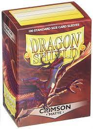 Dragon Shield: Standard Sleeves - Matte Crimson (100ct.)