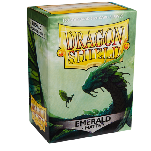 Dragon Shield: Standard Sleeves - Matte Emerald (100ct.)