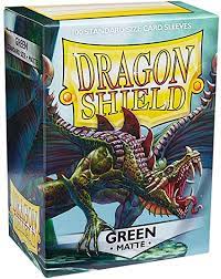 Dragon Shield: Standard Sleeves - Matte Green (100ct.)