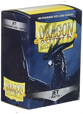 Dragon Shield: Standard Sleeves - Matte Jet (100ct.)