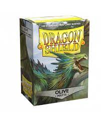 Dragon Shield: Standard Sleeves - Matte Olive (100ct.)