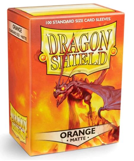 Dragon Shield: Standard Sleeves - Matte Orange (100ct.)