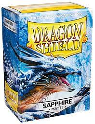 Dragon Shield: Standard Sleeves - Matte Sapphire (100ct.)