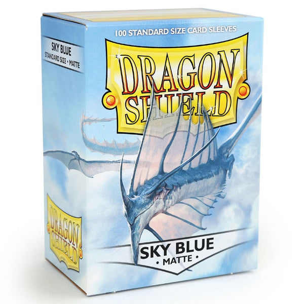Dragon Shield: Standard Sleeves - Matte Sky Blue (100ct.)