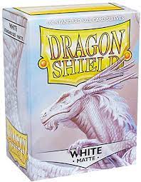 Dragon Shield: Standard Sleeves - Matte White (100ct.)