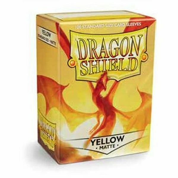 Dragon Shield: Standard Sleeves - Matte Yellow (100ct.)