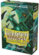 Dragon Shield: Small Sleeves - Matte Olive (60ct.)
