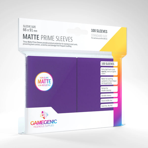 Gamegenic: Matte Prime Sleeves - Purple (100ct.)