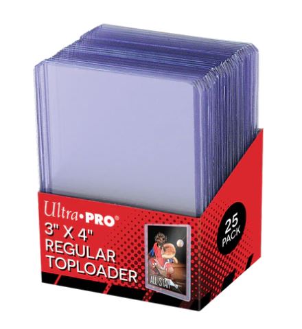 Ultra PRO: 3" X 4" Clear Regular Toploader (25ct.)
