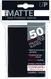 Ultra PRO: Deck Protector Standard Sleeves - Black (50ct.)