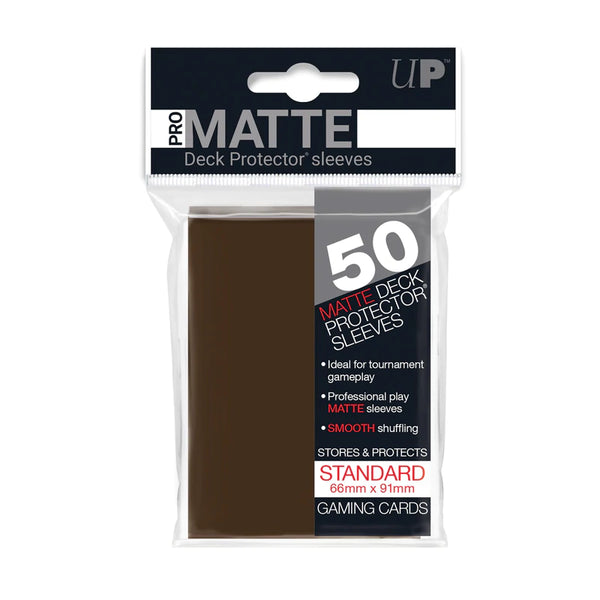 Ultra PRO: PRO-Matte Standard Sleeves - Brown (50ct.)