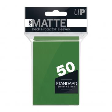 Ultra PRO: PRO-Matte Standard Sleeves - Green (50ct.)