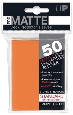 Ultra PRO: PRO-Matte Standard Sleeves - Orange (50ct.)