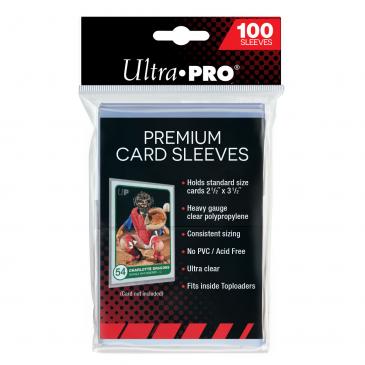 Ultra PRO: 2-1/2" X 3-1/2" Premium Card Sleeves (100ct.)