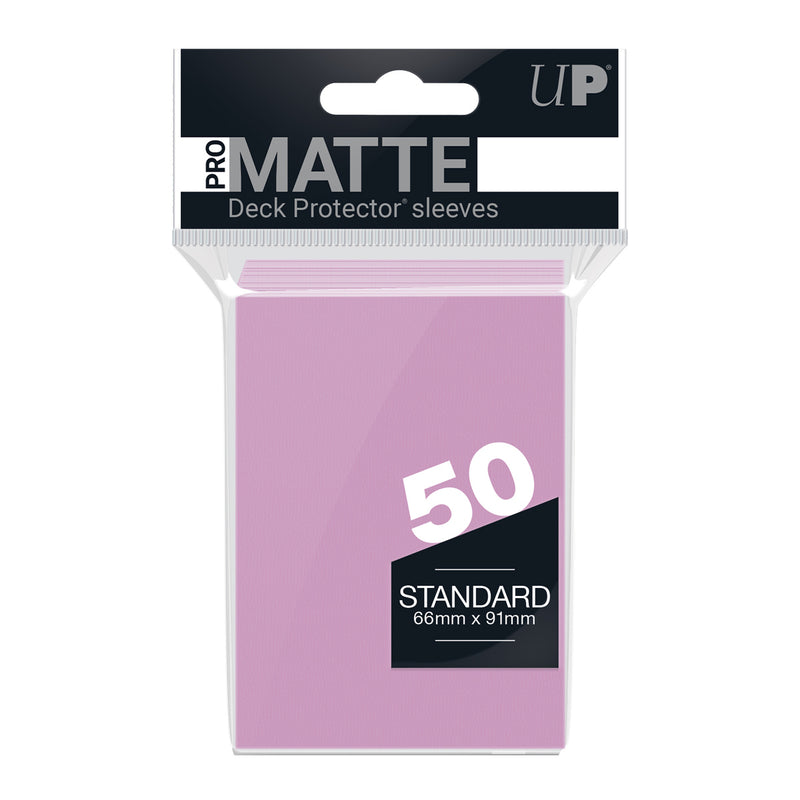 Ultra PRO: PRO-Matte Standard Sleeves - Pink (50ct.)