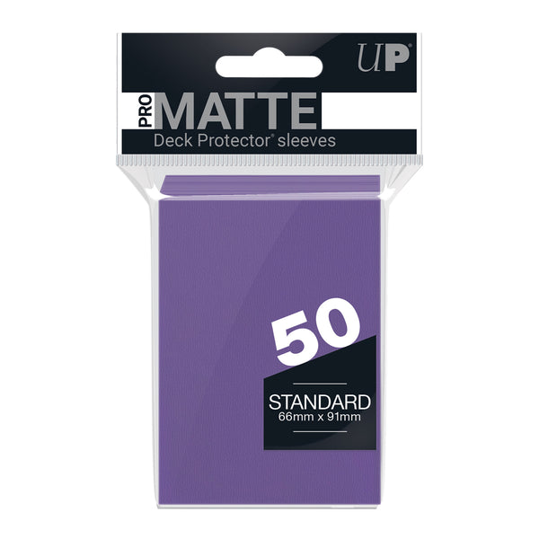 Ultra PRO: PRO-Matte Standard Sleeves - Purple (50ct.)