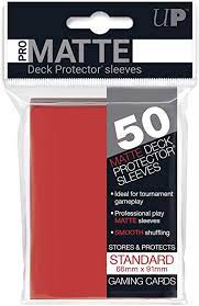 Ultra PRO: Deck Protector Standard Sleeves - Red (50ct.)