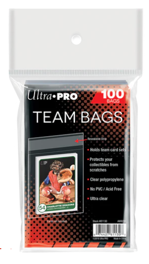 Ultra PRO: Team Bags Resealable Sleeves (100ct.)