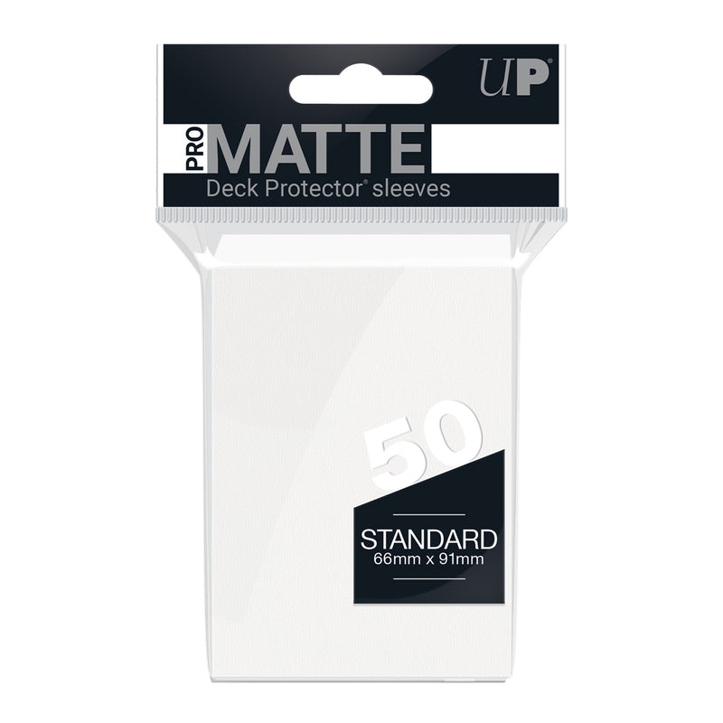Ultra PRO: PRO-Matte Standard Sleeves - White (50ct.)