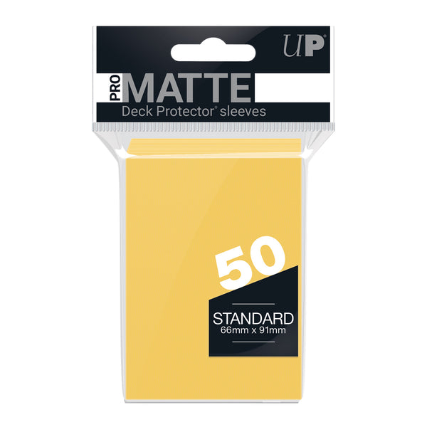 Ultra PRO: PRO-Matte Standard Sleeves - Yellow (50ct.)