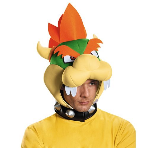 Super Mario: Bowser Cosplay Headpiece (Adult Size)