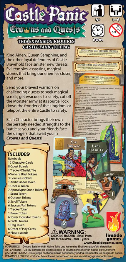 Castle Panic: Crowns and Quests (Expansion, 2nd Edition)