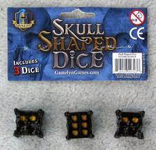 Tiny Epic: Pirates - Skull Shaped Dice