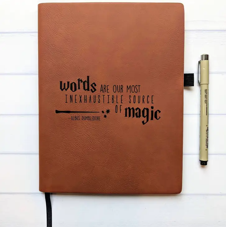 North to South: Journal - Words, Witchcraft, & Wizards (Vegan Leather)