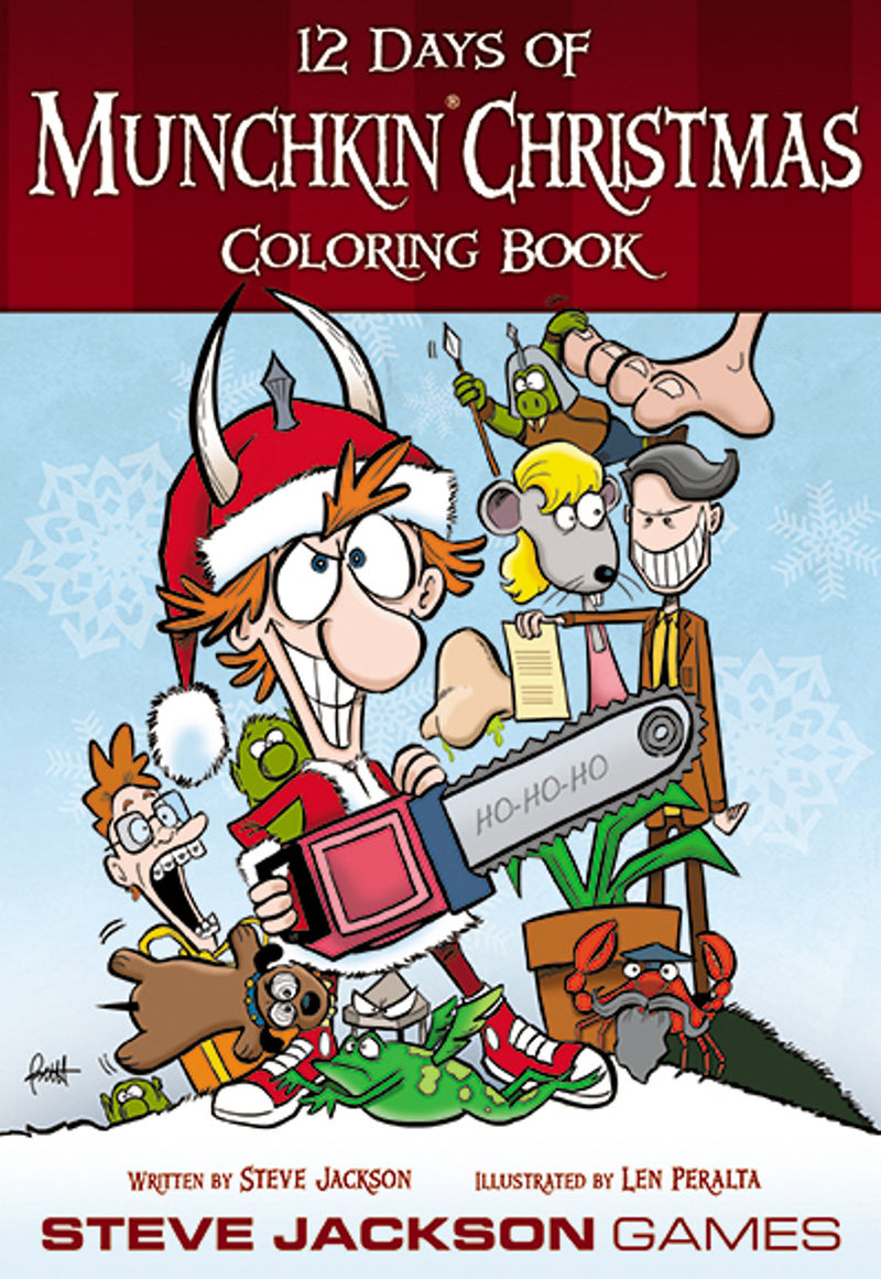 Munchkin: 12 Days of Munchkin Christmas Coloring Book