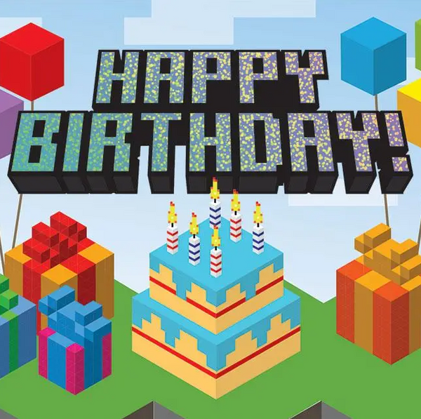 Birthday Card - Video Game