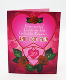 Foam Brain Games: Valentine's Day Card - Roses are Red