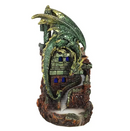 Incense Burner - Glowing Dragon Castle