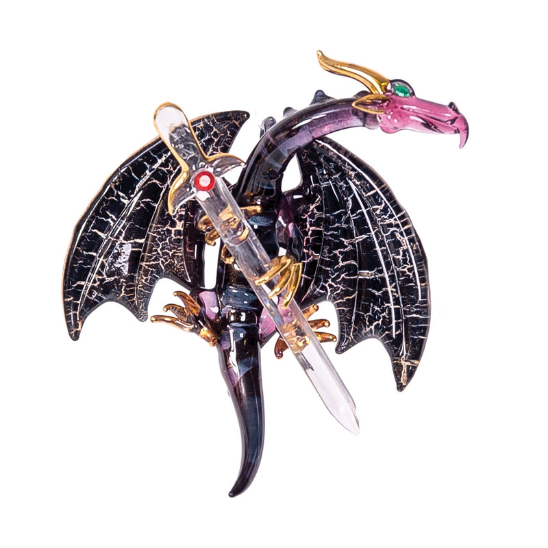 Sword Dragon Glass Orgnament