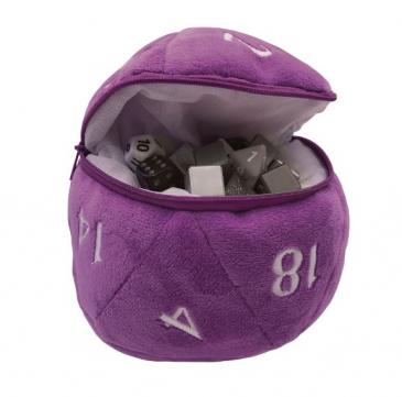 Ultra PRO: D20 Plush Dice Bag - Purple