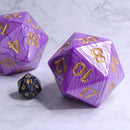 Foam Brain Games: D20 - Titan 55mm (Purple Pearl)