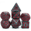 Foam Brain Games: Castle Dice Set - 25mm (Black)